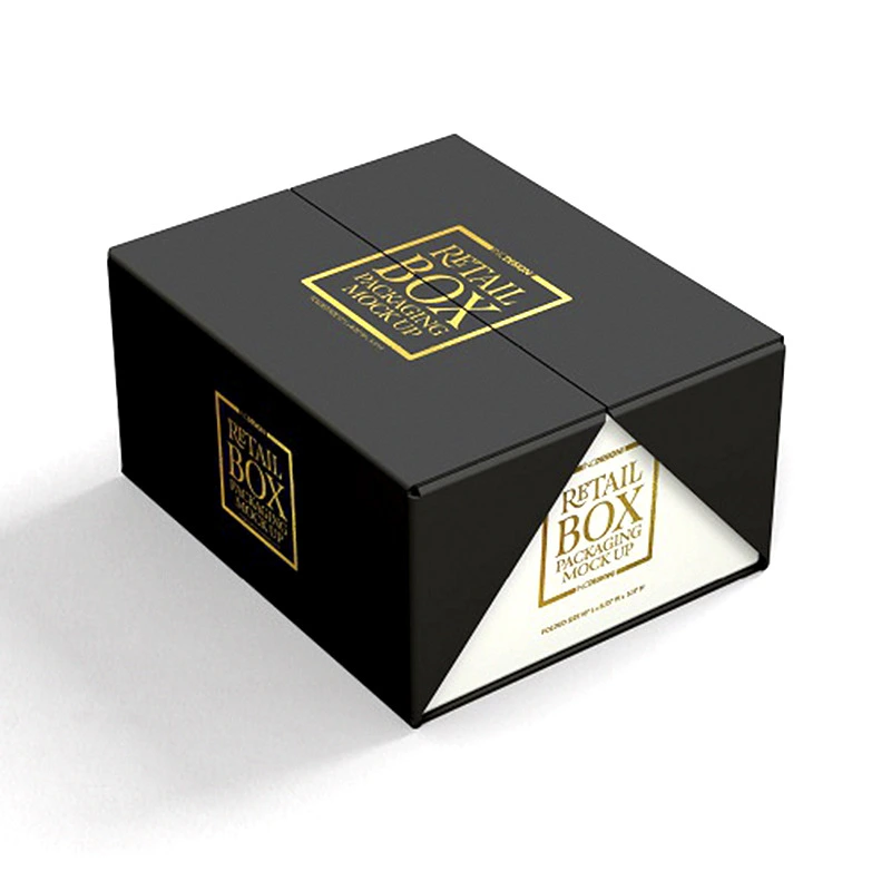 Custom flip top boxes with magnetic closure