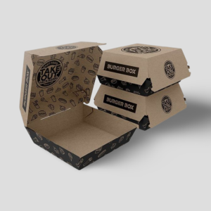 Kraft burger box